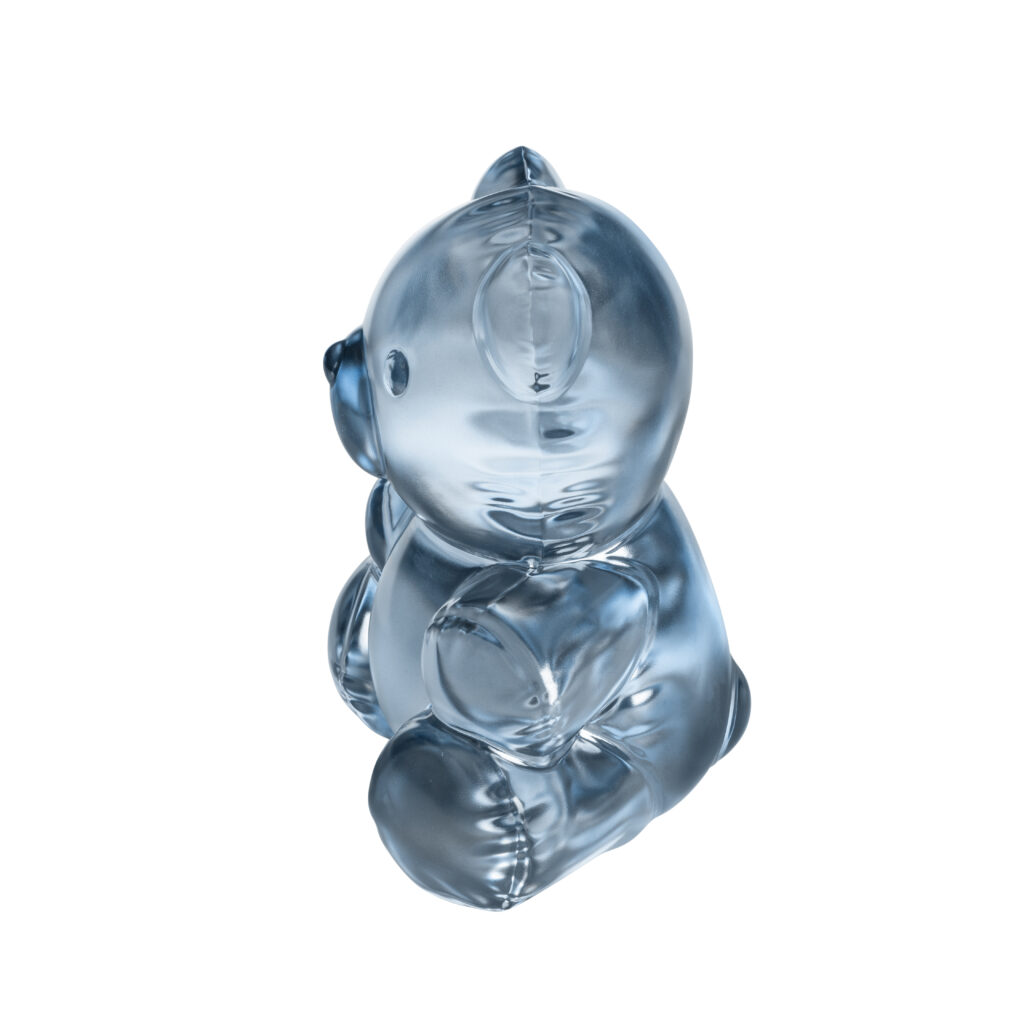 Air de Lalique Chapitre II : l'invisible sculpté 54 TEDDY AIR sculpture large size blue luster ©LALIQUE SA 3