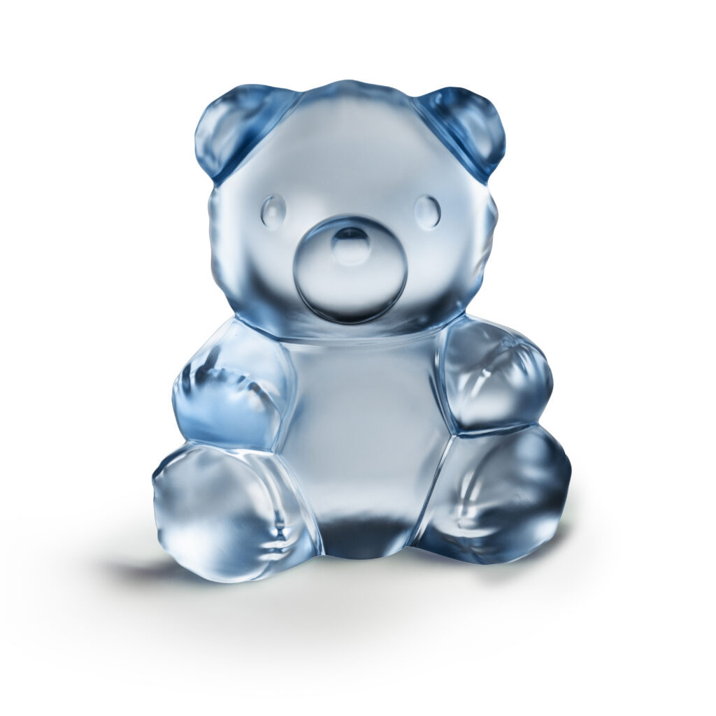 Air de Lalique Chapitre II : l'invisible sculpté 46 TEDDY AIR sculpture large size blue luster ©LALIQUE SA 4