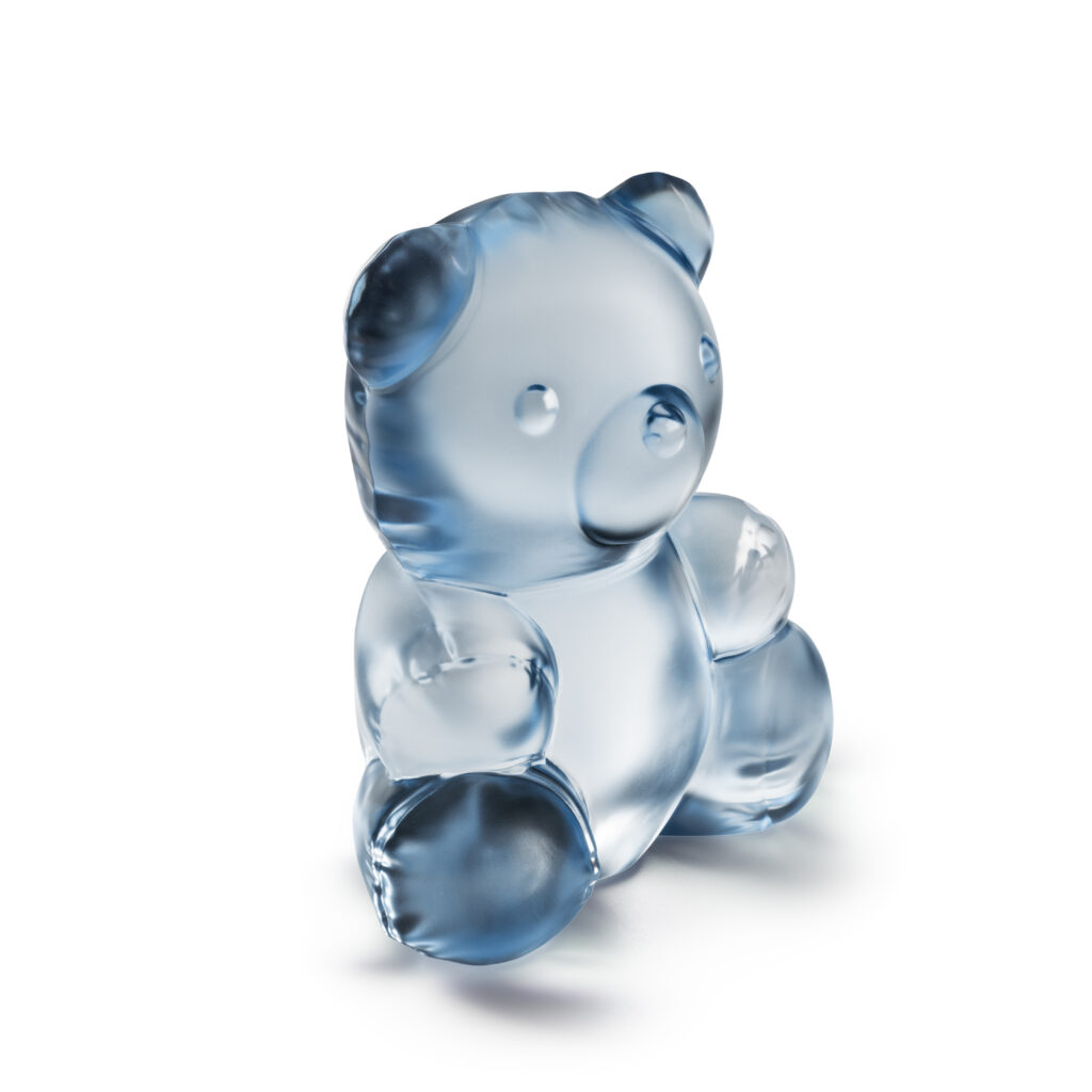 Air de Lalique Chapitre II : l'invisible sculpté 51 TEDDY AIR sculpture large size blue luster ©LALIQUE SA 6 1