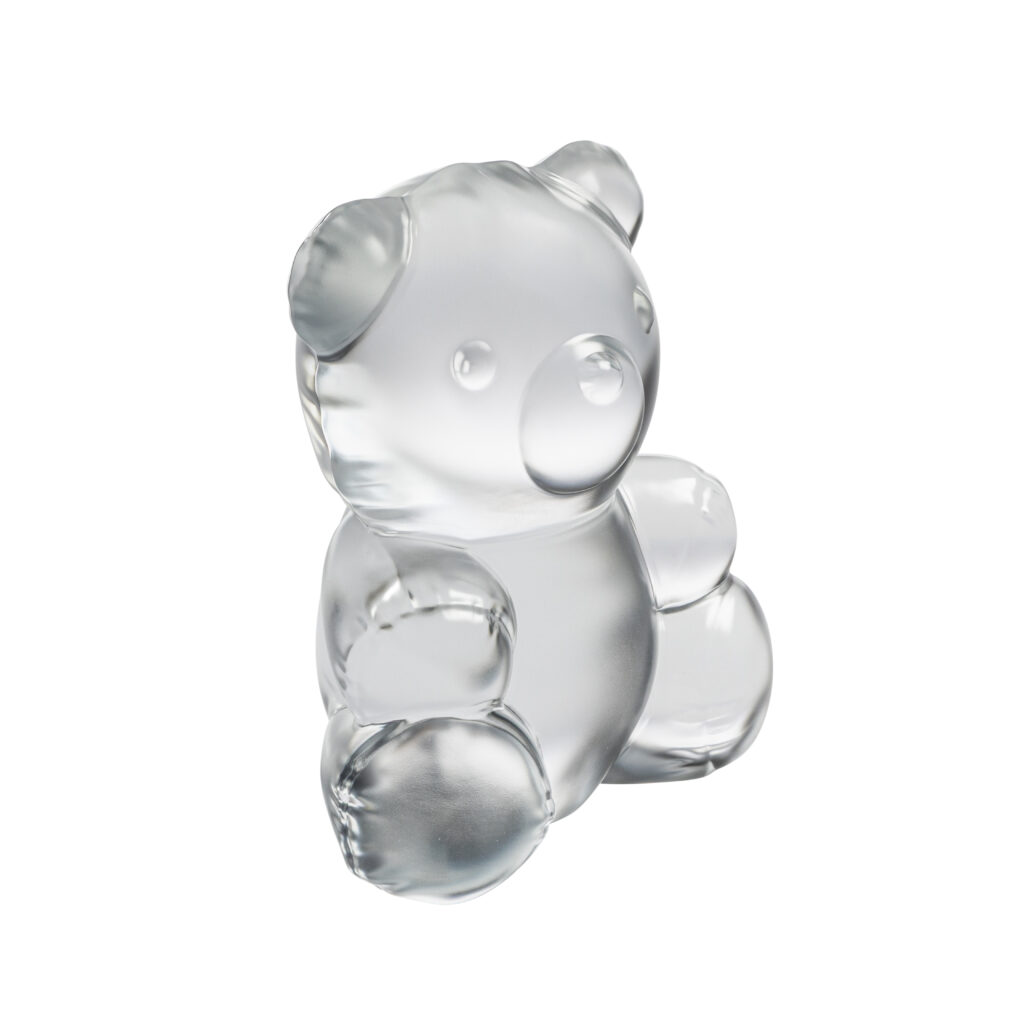 Air de Lalique Chapitre II : l'invisible sculpté 45 TEDDY AIR sculpture large size clear ©LALIQUE SA