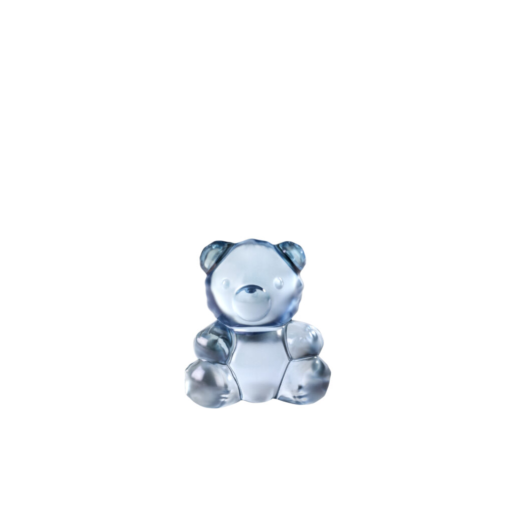 Air de Lalique Chapitre II : l'invisible sculpté 70 TEDDY AIR sculpture small size blue luster ©LALIQUE SA 3