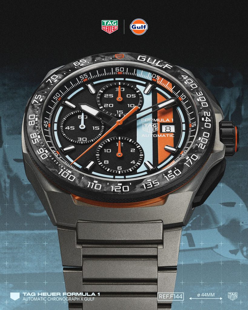 TAG Heuer × Gulf : la quatrième vie d'une icône 32 Web 2000px CBZ208B.BF0009 MUSHROOM 4 5