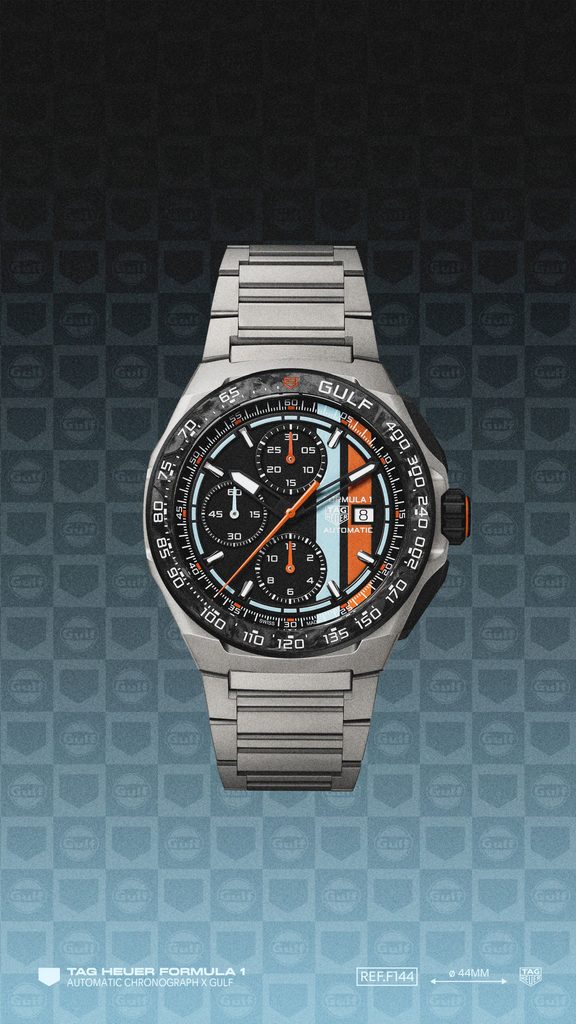 TAG Heuer × Gulf : la quatrième vie d'une icône 39 Web 2000px CBZ208B.BF0009 SOLDAT 9 16
