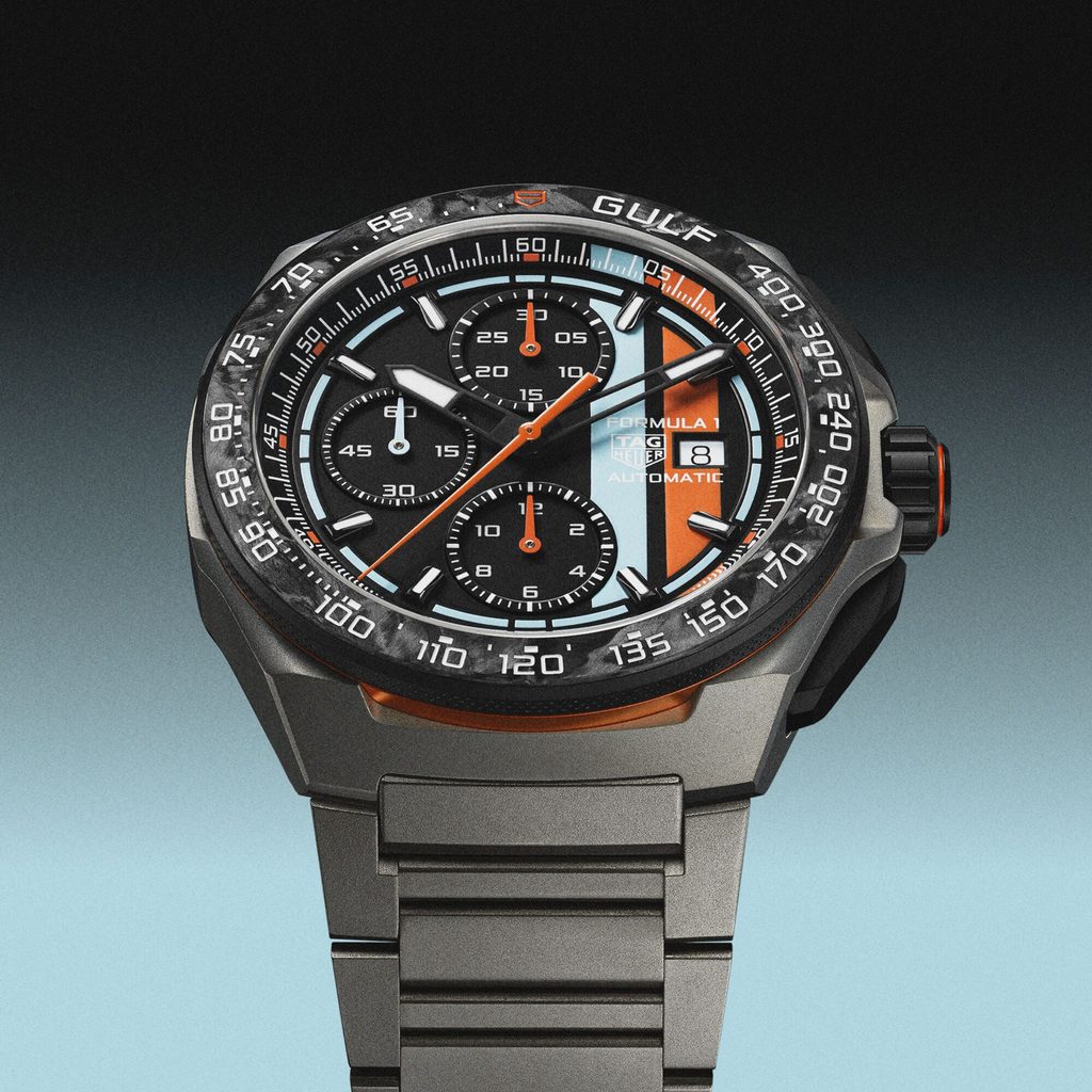 TAG Heuer × Gulf : la quatrième vie d'une icône 50 Web 2000px CLEAN CBZ208B.BF0009 MUSHROOM 1 1