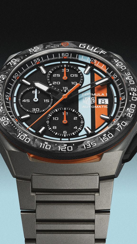 TAG Heuer × Gulf : la quatrième vie d'une icône 52 Web 2000px CLEAN CBZ208B.BF0009 MUSHROOM 9 16