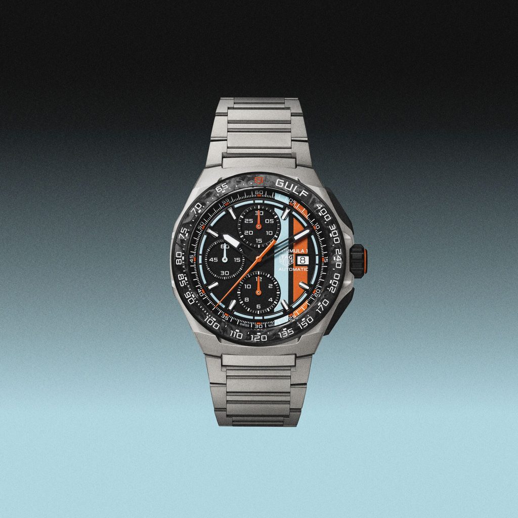 TAG Heuer × Gulf : la quatrième vie d'une icône 54 Web 2000px CLEAN CBZ208B.BF0009 SOLDAT 1 1