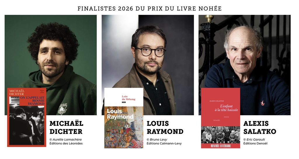 Prix du Livre Nohée : quand des lectrices de 90 ans choisissent les livres de l’année 25 les 3 finalistes vl
