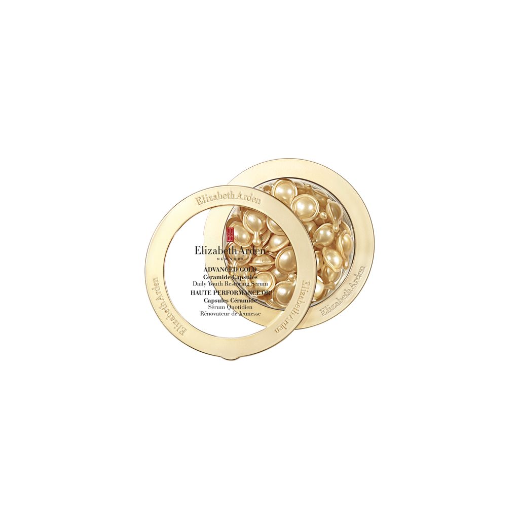 Elizabeth Arden détaille une routine en quatre gestes contre le « Heat Aging » 25 Advanced Gold Ceramide Capsules Elizabeth Arden 2