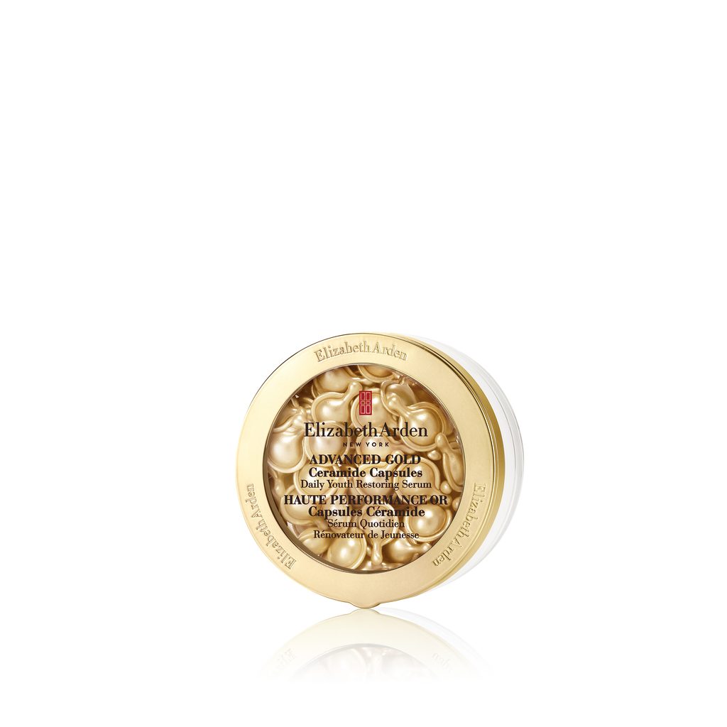 Elizabeth Arden détaille une routine en quatre gestes contre le « Heat Aging » 26 Advanced Gold Ceramide Capsules Elizabeth Arden 4