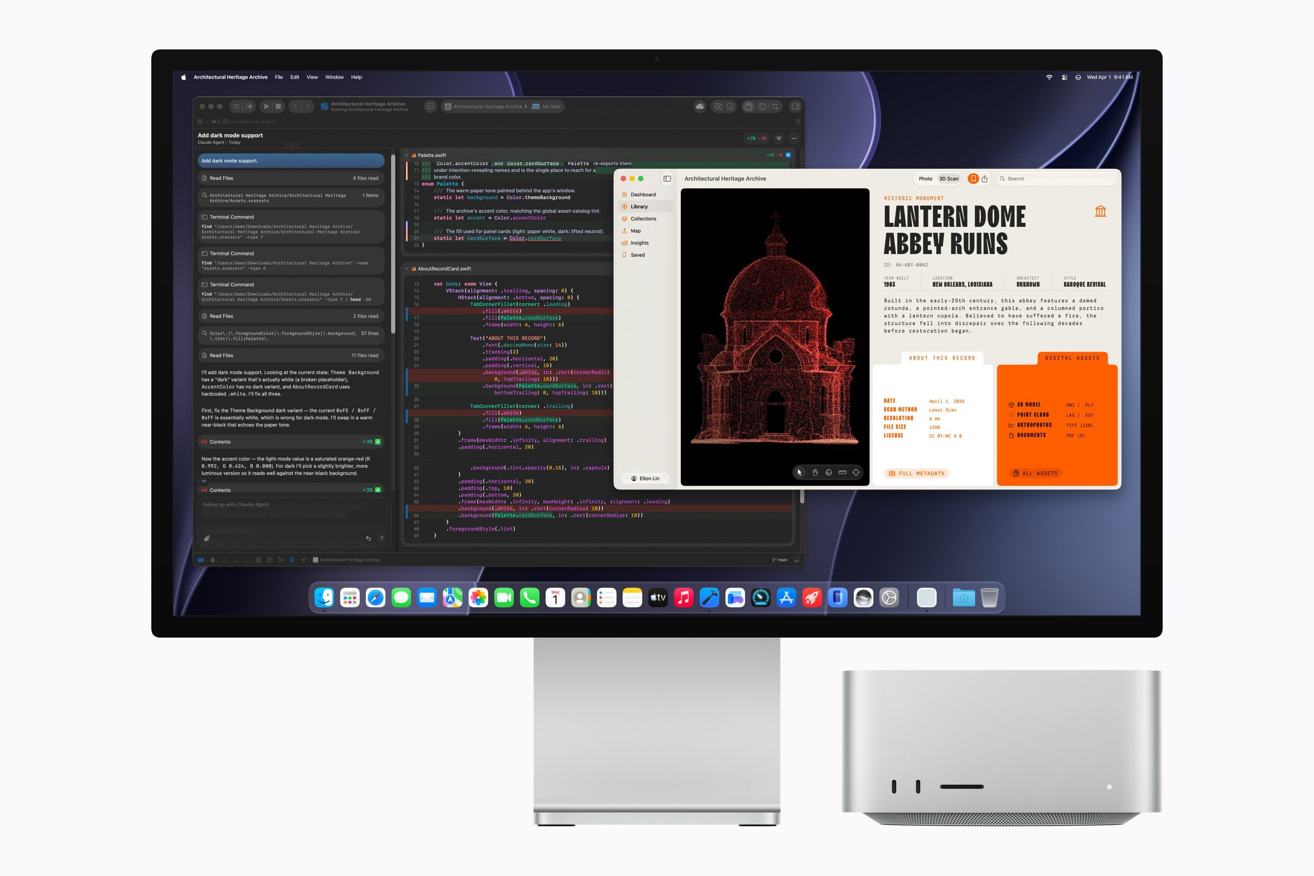 Mac Studio: The Desktop Becomes AI Infrastructure 27 Apple Mac Studio Xcode and Claude integration 260825 scaled