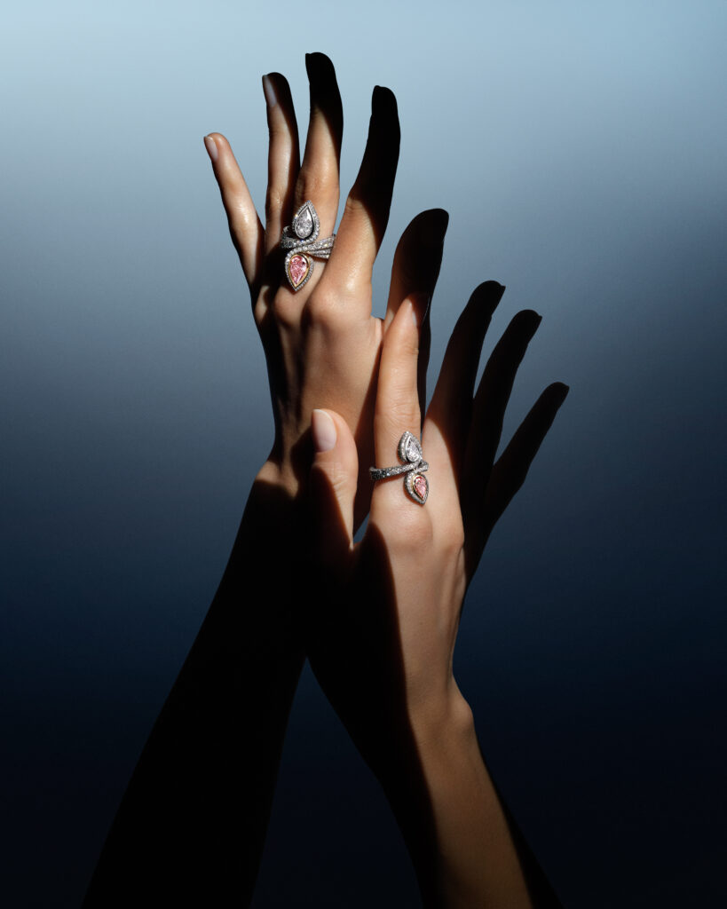 Chez Bucherer Fine Jewellery, la bague cocktail n'a jamais été un simple bijou 28 BFJ Toi et Moi Mood5