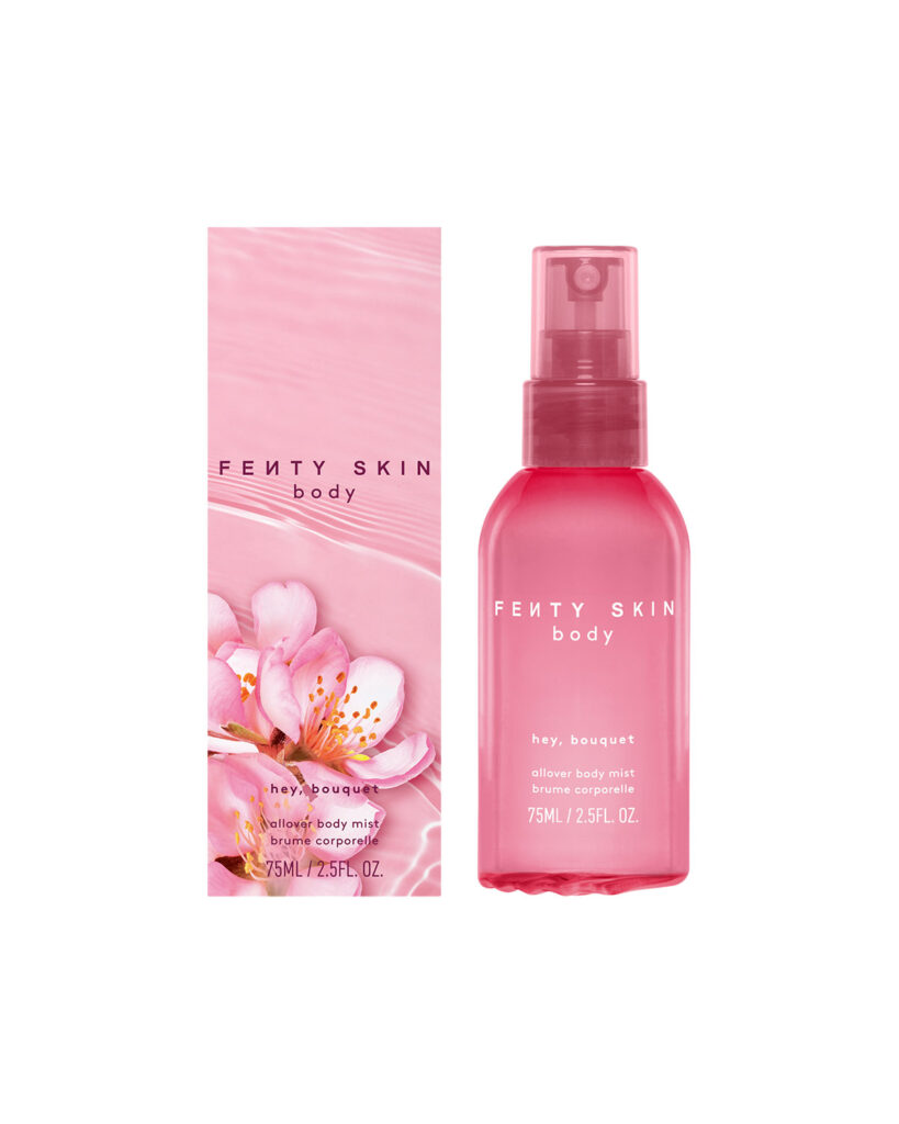 Fenty Skin fait du corps un terrain de superposition olfactive 31 FSB FALL25 T2PRODUCT SILO MINI ALL OVER BODY MIST HEY BOUQUET 1200x1500 72DPI