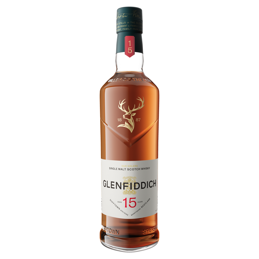 Glenfiddich prouve que le grand Single Malt tient aussi la distance en cocktail 26 GlenFiddich 15YO BOTTLE 5010327325125 Front DETOUREE 700ml 1