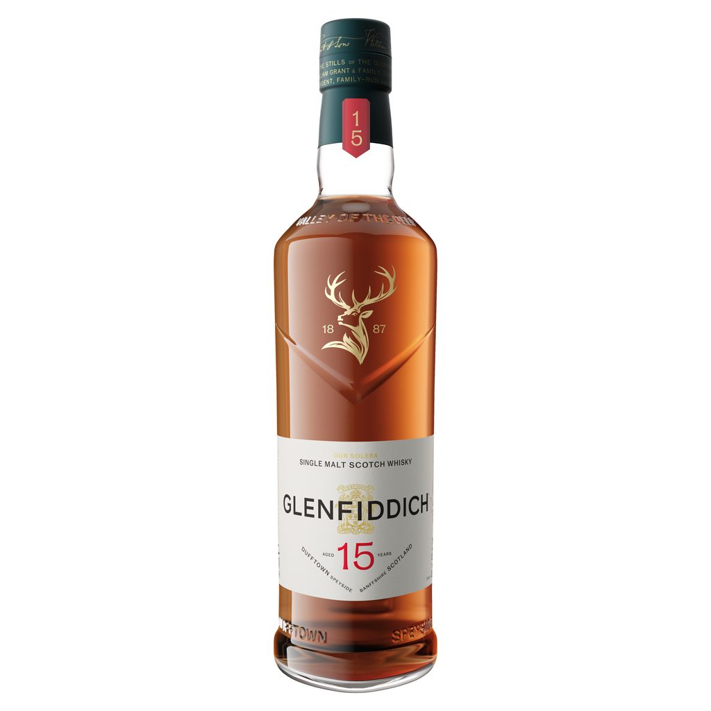 Glenfiddich prouve que le grand Single Malt tient aussi la distance en cocktail 27 GlenFiddich 15YO BOTTLE 5010327325125 Front 700ml