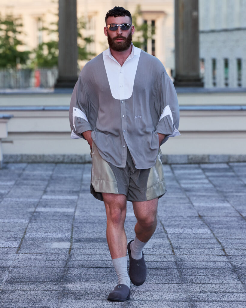 GmbH ressuscite l'histoire effacée de la mode berlinoise 54 GmbH SS27 Runway112 by FinneganKoichiGodenschweger for BFW 4x5