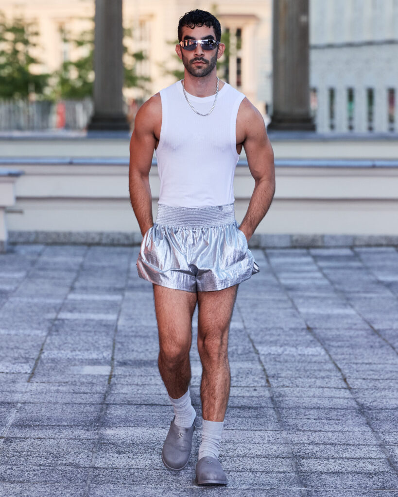 GmbH ressuscite l'histoire effacée de la mode berlinoise 57 GmbH SS27 Runway123 by FinneganKoichiGodenschweger for BFW 4x5