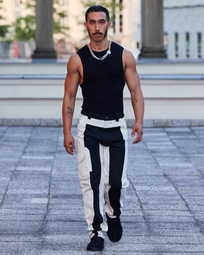 GmbH ressuscite l'histoire effacée de la mode berlinoise 38 GmbH SS27 Runway54 by FinneganKoichiGodenschweger for BFW 4x5 1