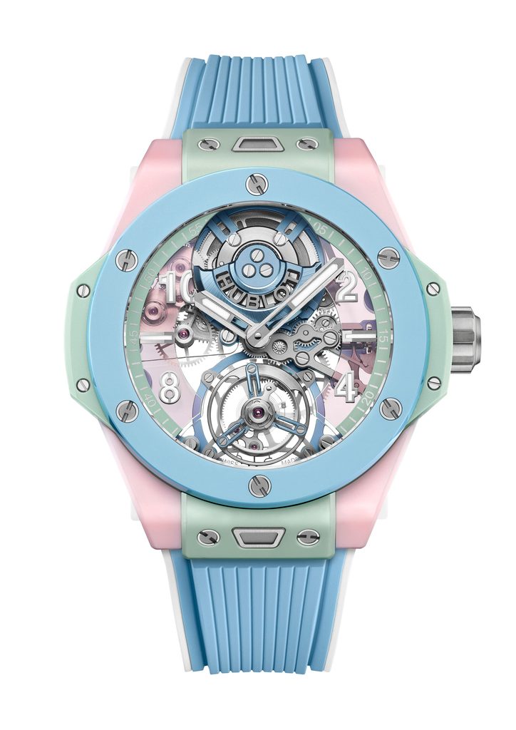 Hublot et le langage secret de la couleur 25 Hublot Big Bang Tourbillon Multi Colored Ceramic