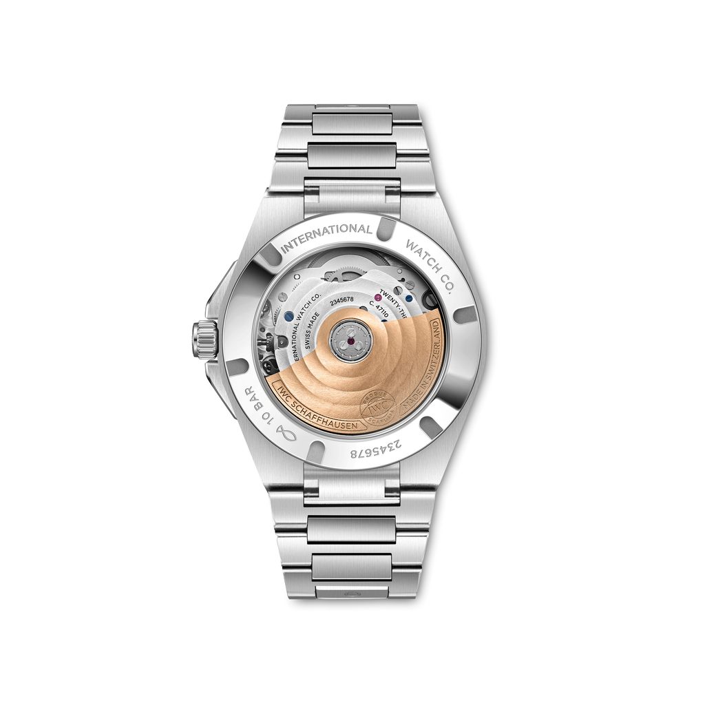 IWC et la couleur Pool : quand l'horlogerie d'ingénieur se met à rêver de piscine 25 IW324902 Back small