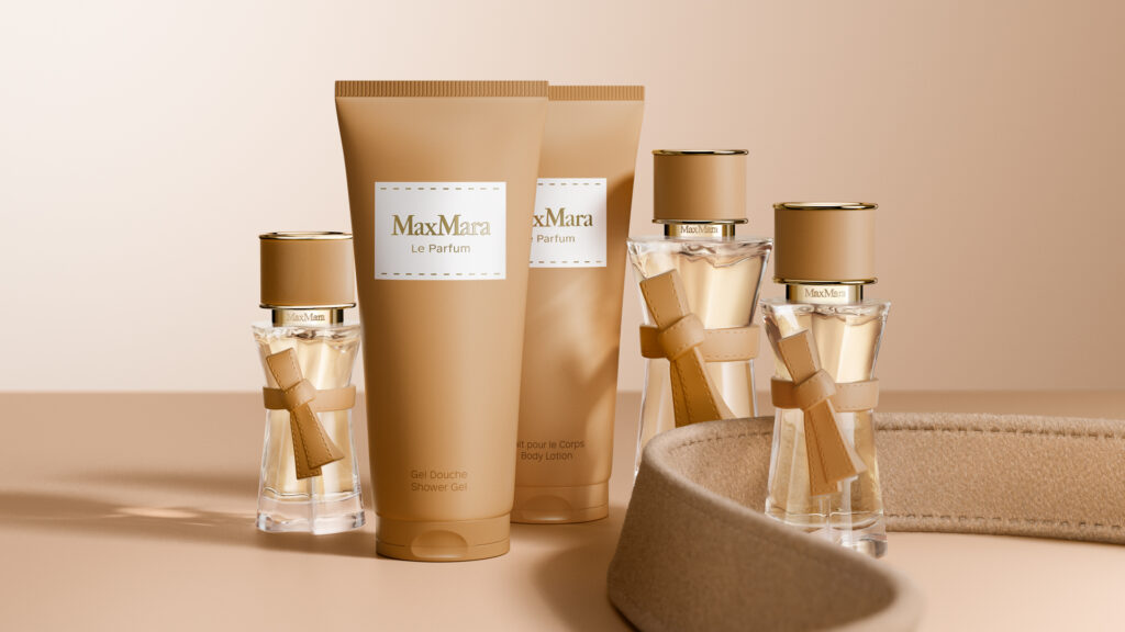 Max Mara habille la peau : la maison signe son premier parfum 153 MM LE PARFUM EDP 2026 Digital E retail EDP Range Ancillaries sRGB 16x9 300DPI