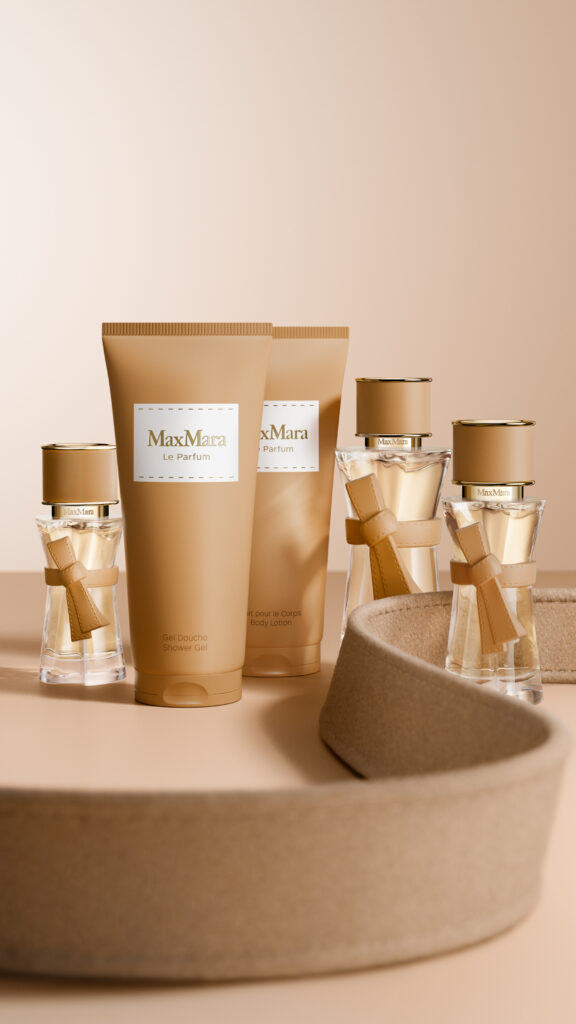 Max Mara habille la peau : la maison signe son premier parfum 155 MM LE PARFUM EDP 2026 Digital E retail EDP Range Ancillaries sRGB 9x16 300DPI