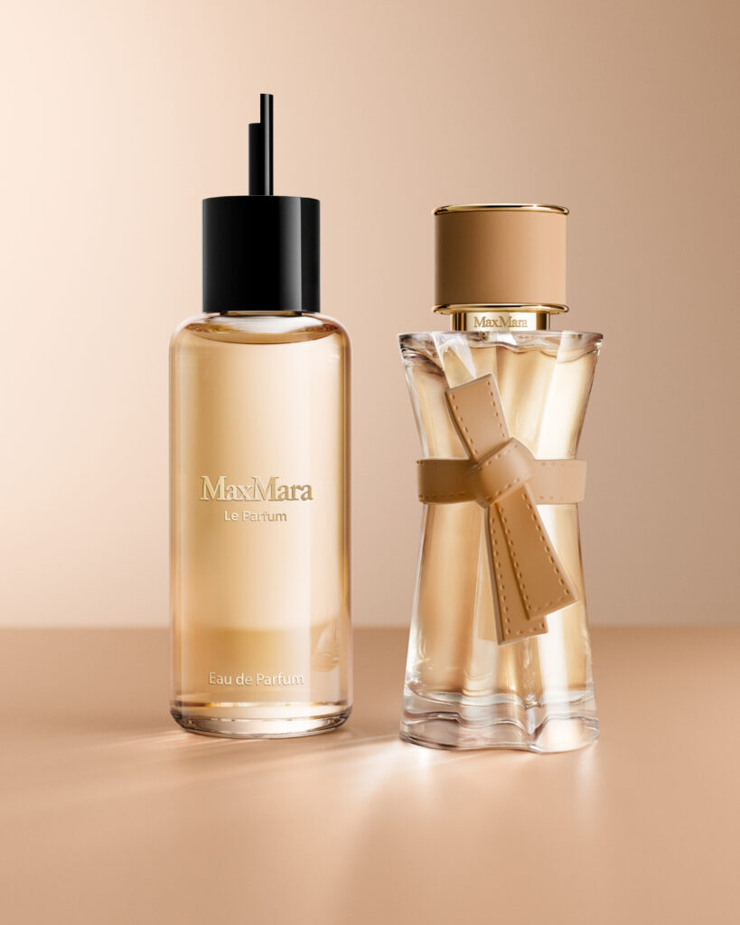Max Mara habille la peau : la maison signe son premier parfum 39 MM LE PARFUM EDP 2026 Digital E retail EDP Refill sRGB 4x5 72dpi
