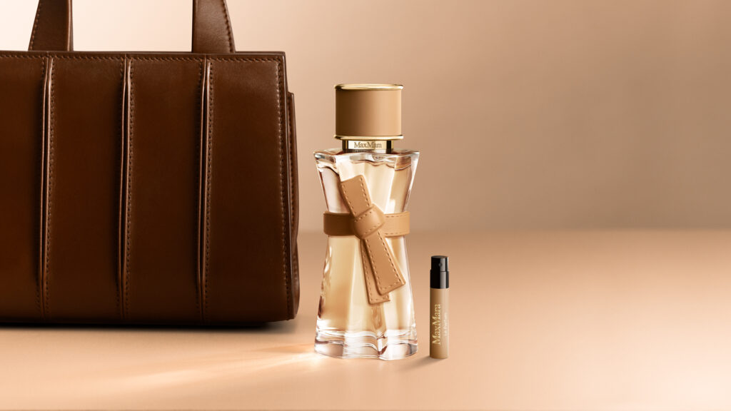 Max Mara habille la peau : la maison signe son premier parfum 147 MM LE PARFUM EDP 2026 Digital E retail EDP SAMPLING sRGB 16x9 300DPI