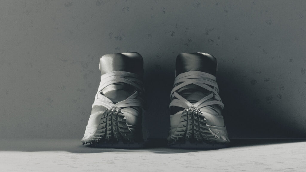 Moncler fait dialoguer la montagne et la ville dans sa collection Footwear Automne-Hiver 2026 48 MONCLER RICK OWENS 00000013