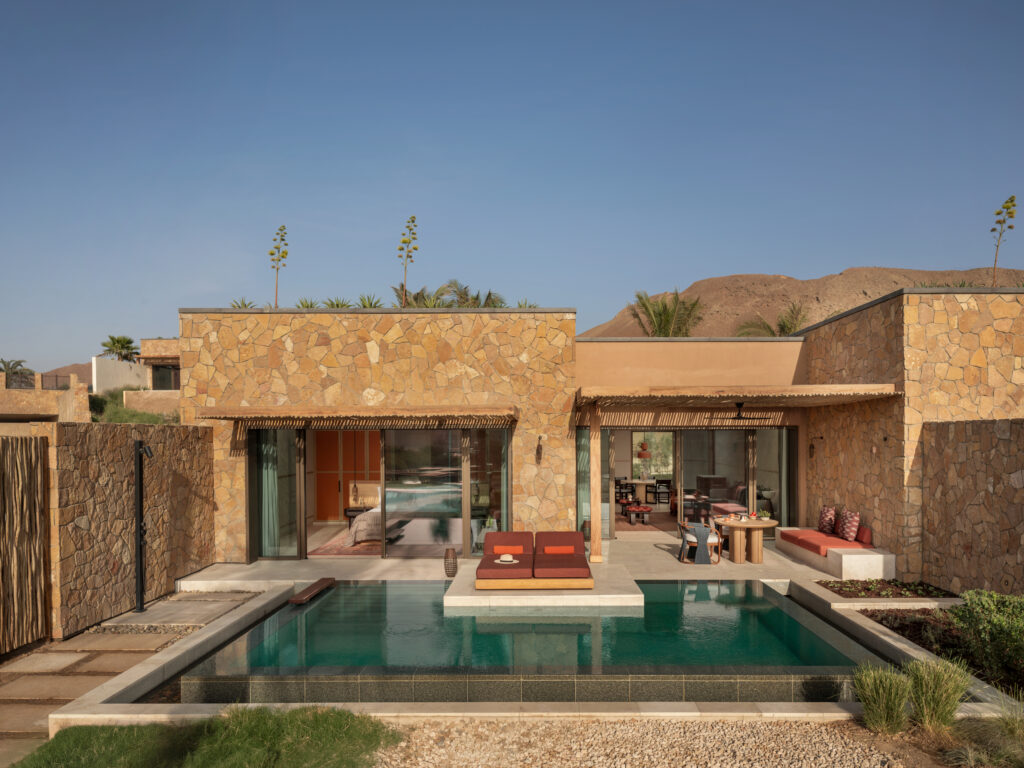 AMAALA veut réinventer le voyage bien-être. À quelle échelle peut-on encore appeler cela un sanctuaire ? 56 One Bedroom Pool Villa Exterior 1
