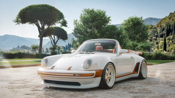 Rendering Como Porsche 911 Reimagined by Singer Classic Turbo 06