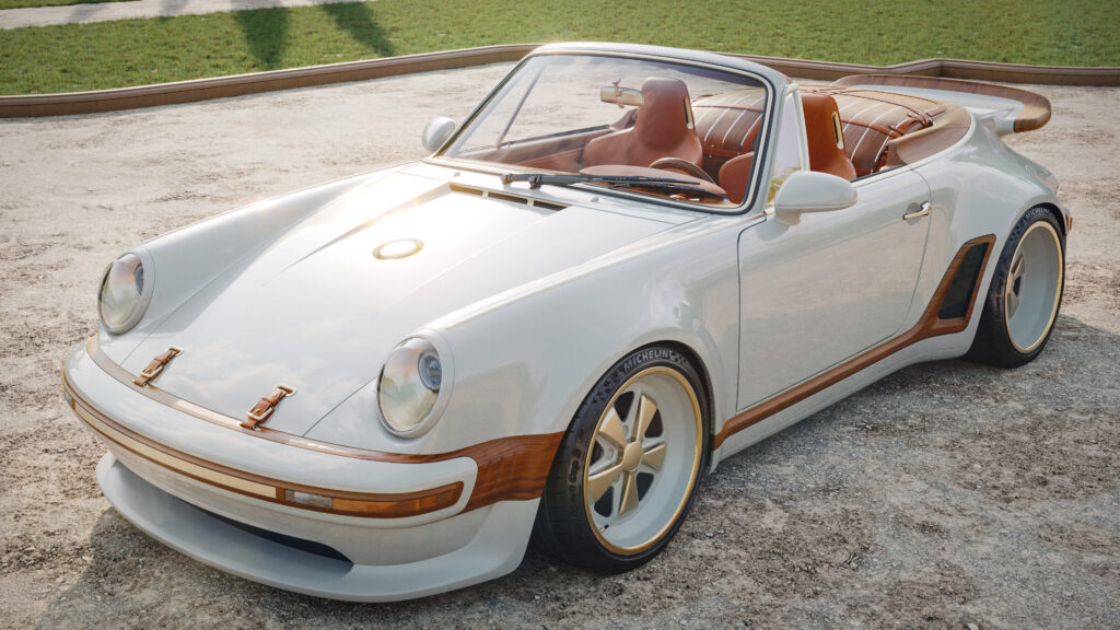 Louis Vuitton X Singer : quand l'automobile devient un terrain de savoir-faire 53 Rendering Como Porsche 911 Reimagined by Singer Classic Turbo 08