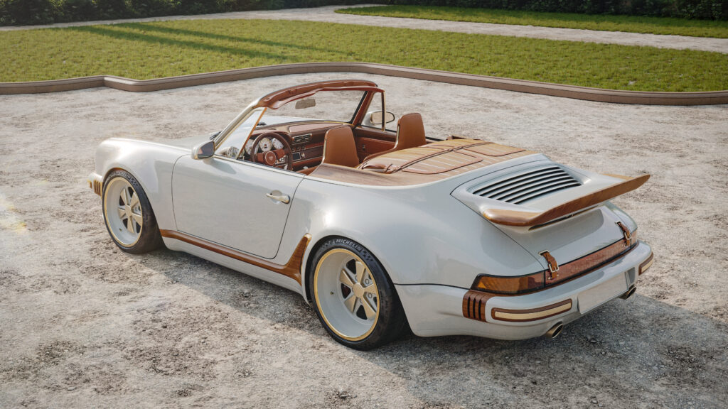 Louis Vuitton X Singer : quand l'automobile devient un terrain de savoir-faire 54 Rendering Como Porsche 911 Reimagined by Singer Classic Turbo 09