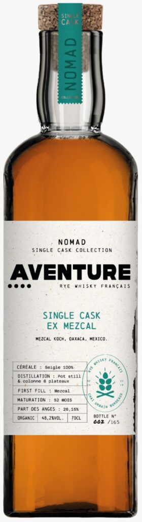 Aventure fait voyager le rye whisky français avec sa collection Nomad 61 Single Cask ex Mezcal