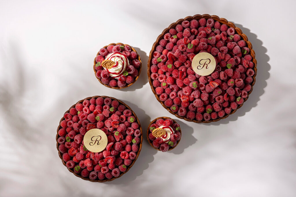 À Ritz Paris Le Comptoir, le clafoutis remplace la crème d'amande 35 Tarte aux Framboises Ritz Paris Le Comptoir ©vincentnageotte