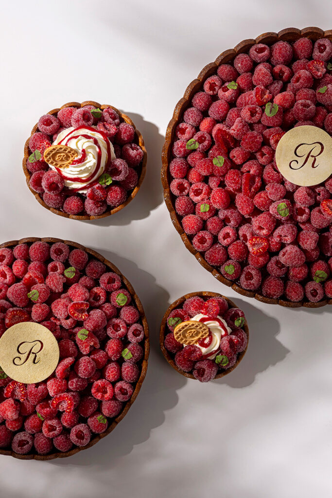 À Ritz Paris Le Comptoir, le clafoutis remplace la crème d'amande 34 Tarte aux Framboises Ritz Paris Le Comptoir ©vincentnageotte 2