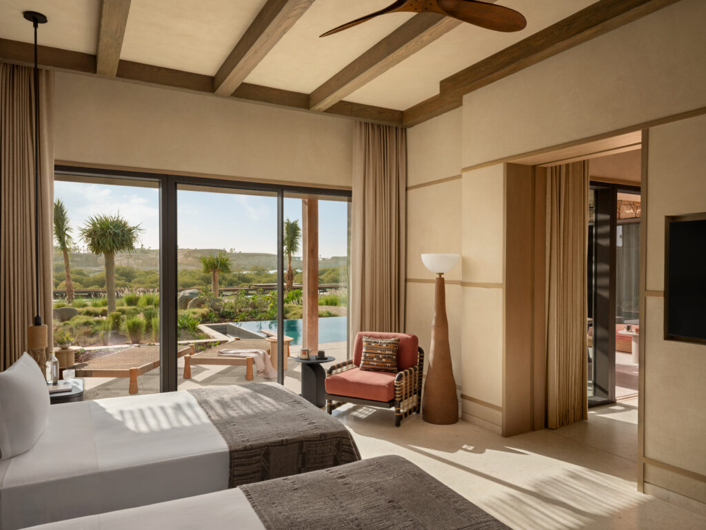 AMAALA veut réinventer le voyage bien-être. À quelle échelle peut-on encore appeler cela un sanctuaire ? 91 Three Bedroom Pool Villa Twin Room