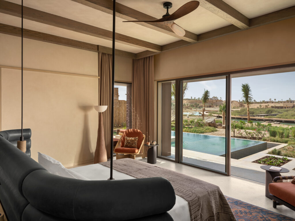 AMAALA veut réinventer le voyage bien-être. À quelle échelle peut-on encore appeler cela un sanctuaire ? 85 Two Bedroom Pool Villa Master Bedroom
