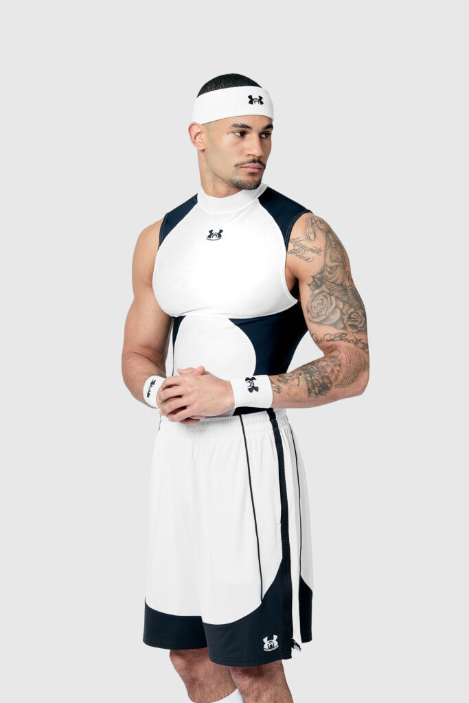 Marine Serre et Under Armour, la performance comme seconde peau 29 UBR012A RKNI0016 WH10 1