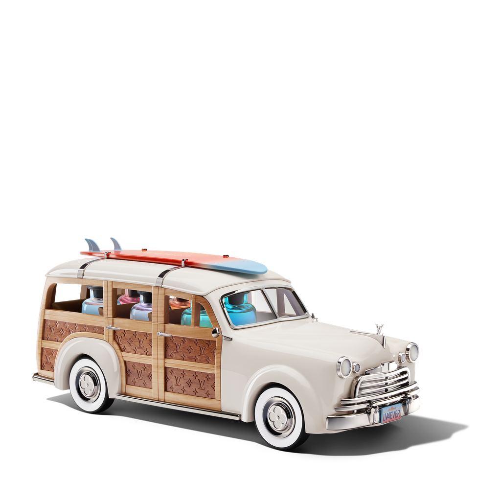 Alex Israel et Louis Vuitton sculptent la Californie dans un Woody Wagon miniature à 9 000 euros 33 WOODY WAGON 3