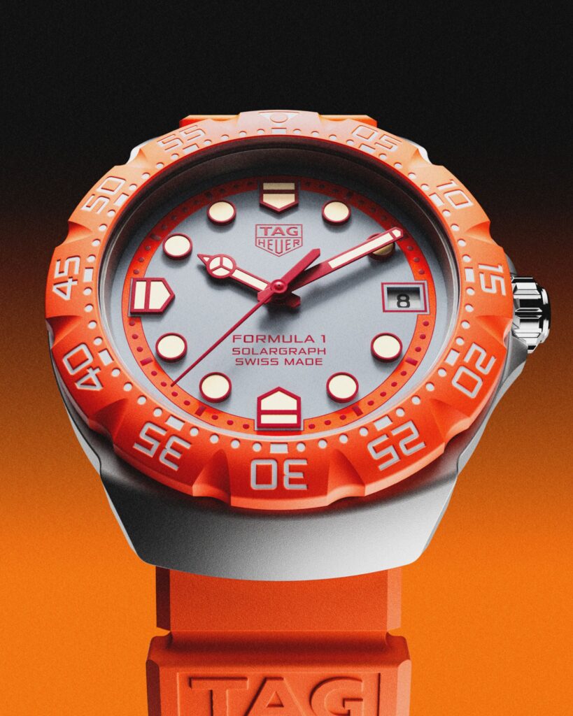 TAG Heuer capture le dernier tour de Zandvoort dans un boîtier solaire 28 Web 2000px F1 WBY111H.BT0056 MUSHROOM 4 5