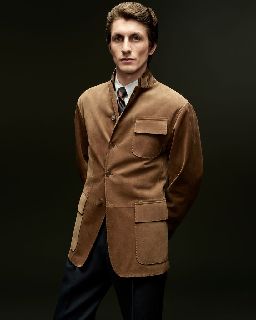 Dunhill dissèque le blazer anglais, veste par veste, jusqu'au fil de soie 28 dunhill Autumn Winter 2026 Campaign 4