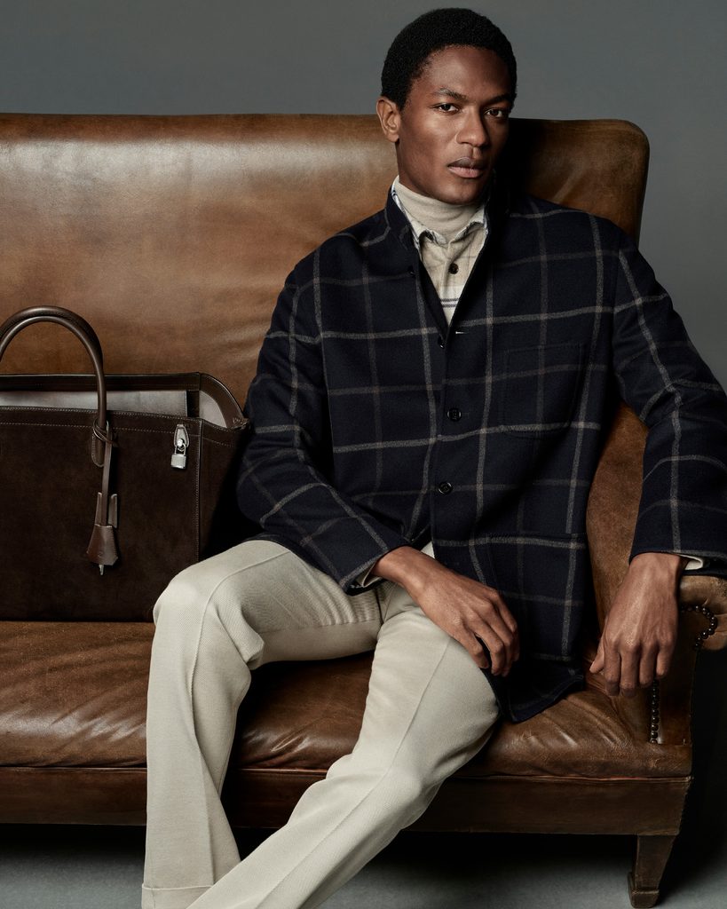 Dunhill dissèque le blazer anglais, veste par veste, jusqu'au fil de soie 29 dunhill Autumn Winter 2026 Campaign 5