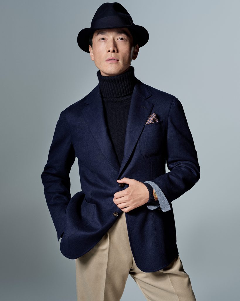 Dunhill dissèque le blazer anglais, veste par veste, jusqu'au fil de soie 30 dunhill Autumn Winter 2026 Campaign 6