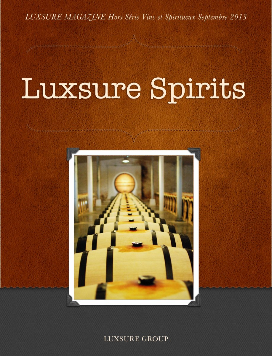 Couverture de Luxsure Magazine numéro 12, Luxsure Spirits, septembre 2013