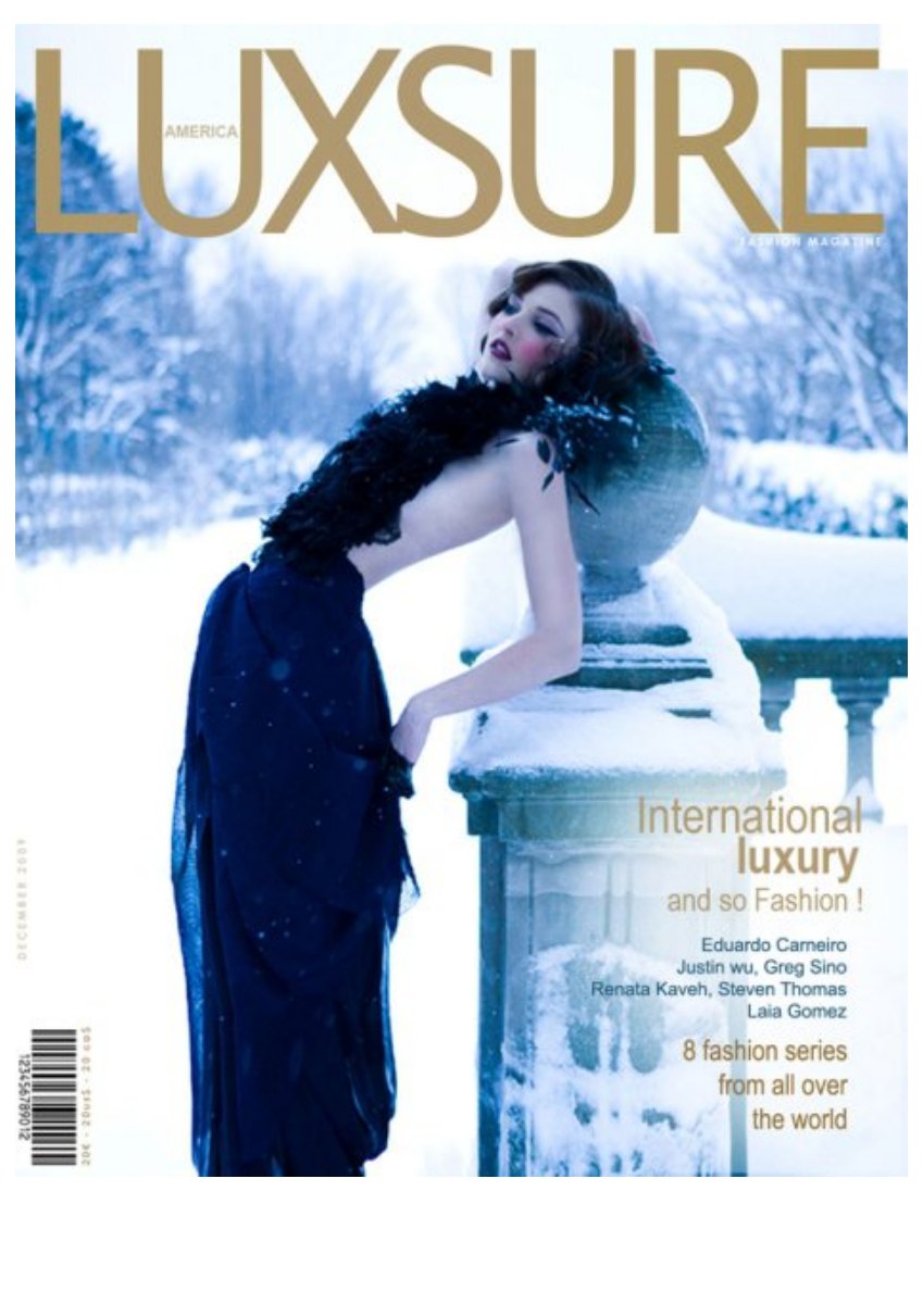 Archives Luxsure Magazine 28 Couverture de Luxsure Magazine numéro 5, décembre 2009