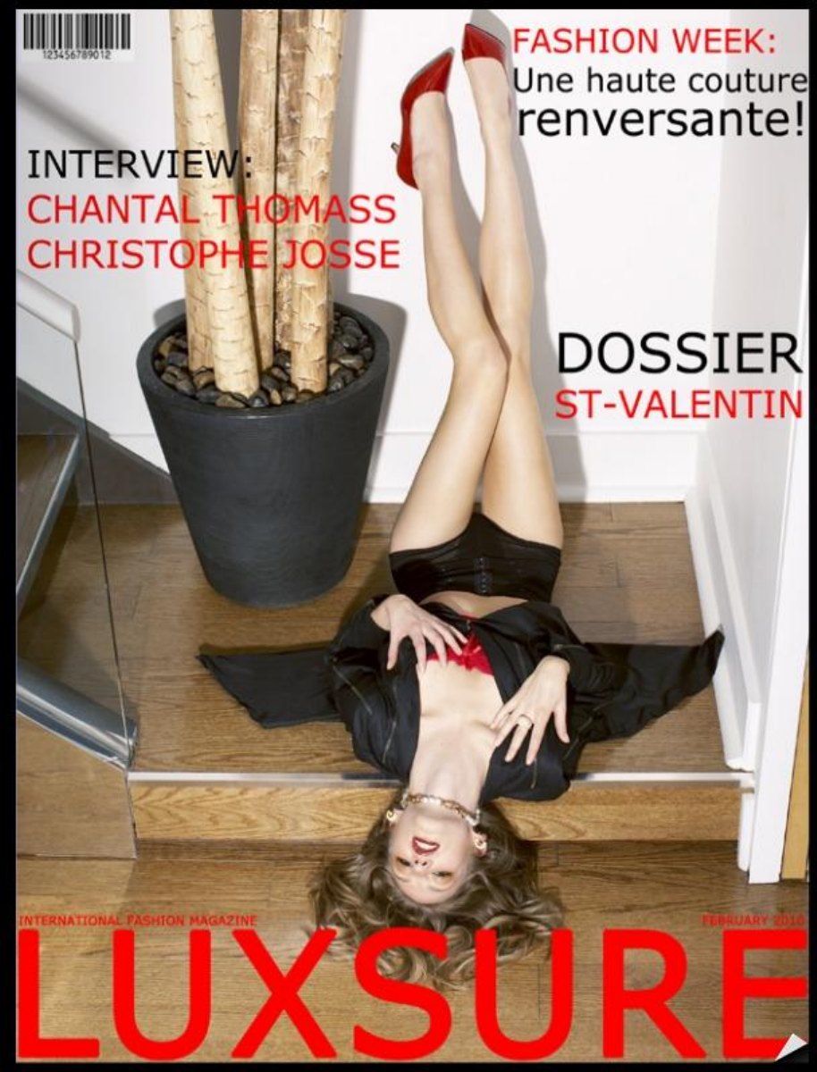 Archives Luxsure Magazine 27 Couverture de Luxsure Magazine numéro 6, février 2010