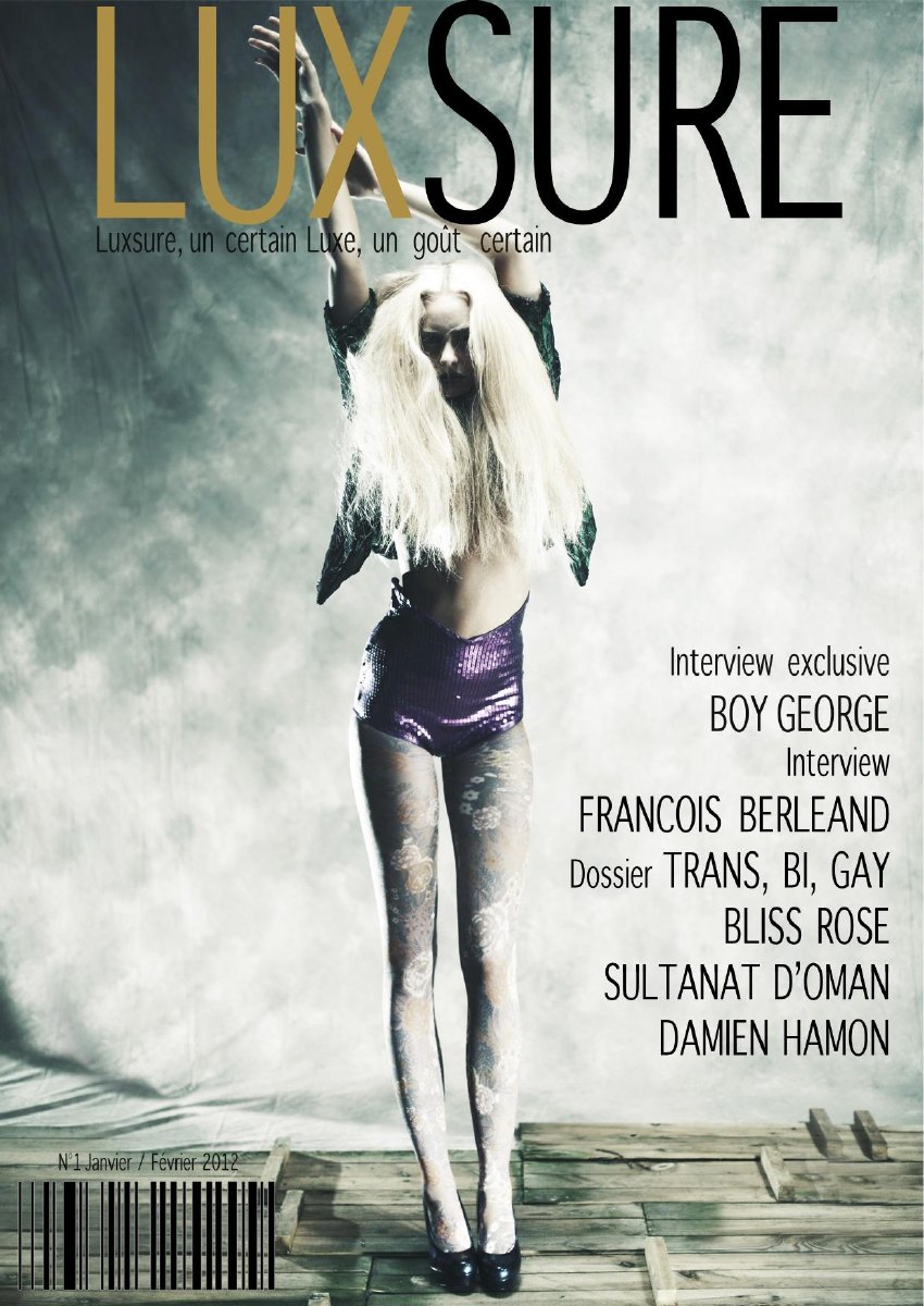 Archives Luxsure Magazine 25 Couverture de Luxsure Magazine numéro 8, janvier-février 2012