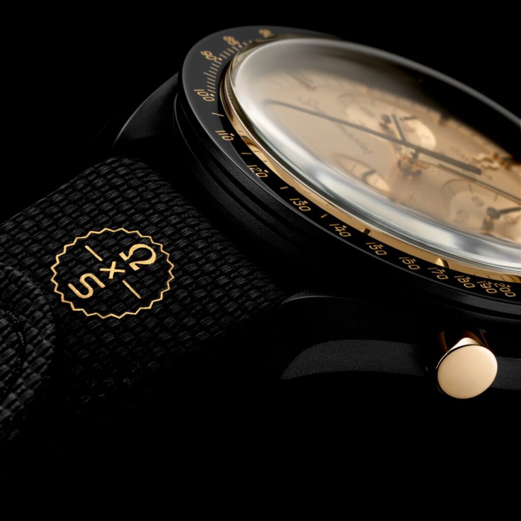 MISSION TO THE MOON 1969 : quand Swatch réinvente la rareté 29 sp01 26 Moonswatch 1969 SSX01B700 picture close up lyr SD