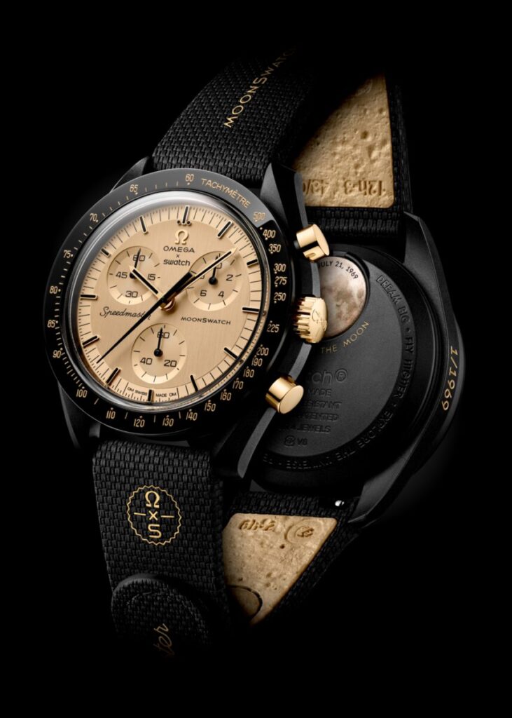 MISSION TO THE MOON 1969 : quand Swatch réinvente la rareté 32 sp01 26 Moonswatch 1969 SSX01B700 picture double expo SD