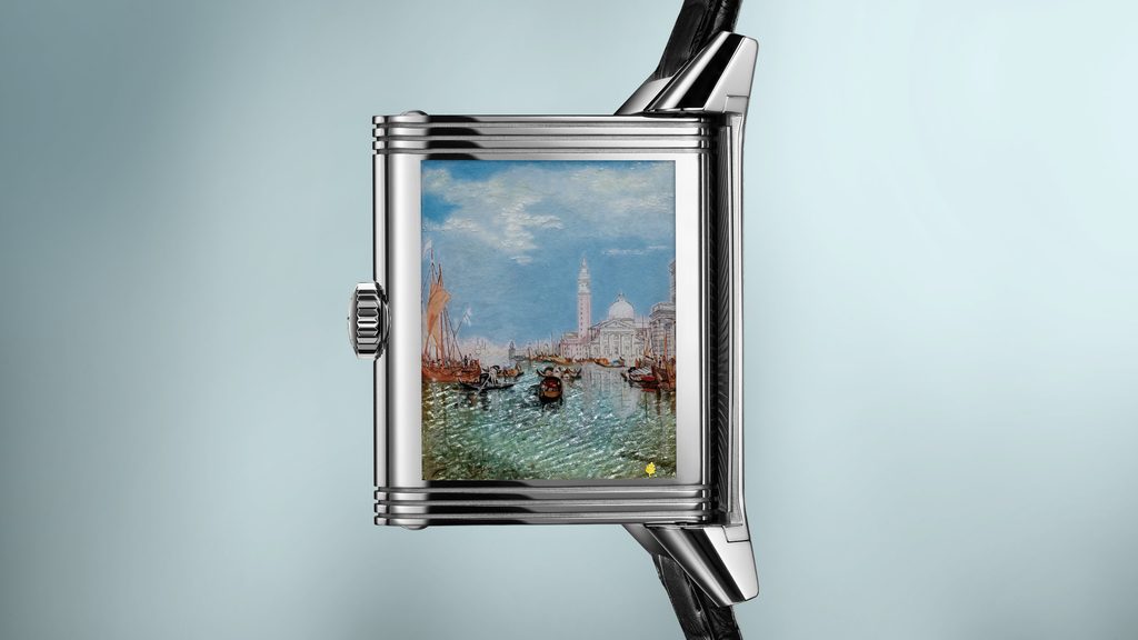 Turner tenait dans deux centimètres carrés : Jaeger-LeCoultre met Venise sous émail 26 2026 q39334w1 reverso tribute enamel turner closeup2 srgb 16 9